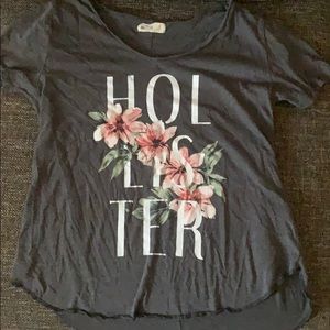Hollister Tee With Flowers